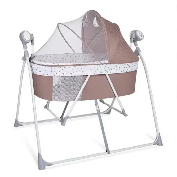 Balansoar pentru Copii Roz Electric Muzical si Telecomanda