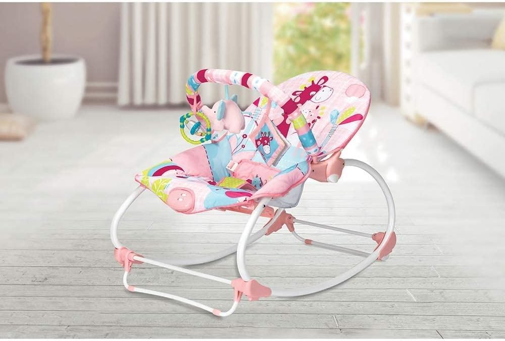 Leagan Electric Multifunctional Roz pentru Bebelusi - imagine 2