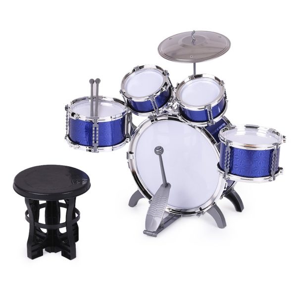 Set Tobe Copii cu Scaunel Jazz Drum