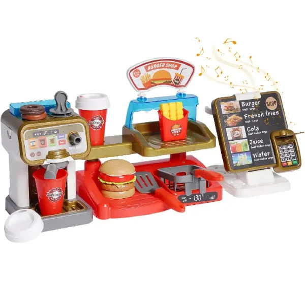 Set de joaca Fast Food realistic cu Sunete