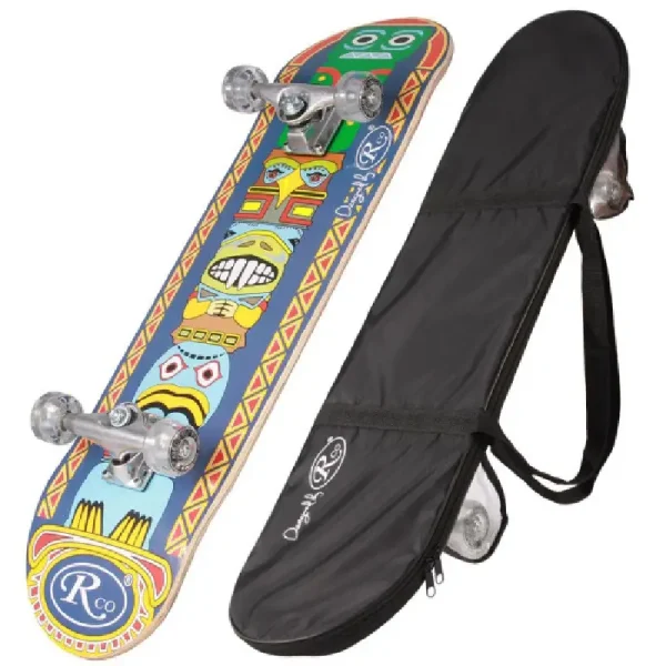 Skateboard din Lemn cu Husa 78,5 cm