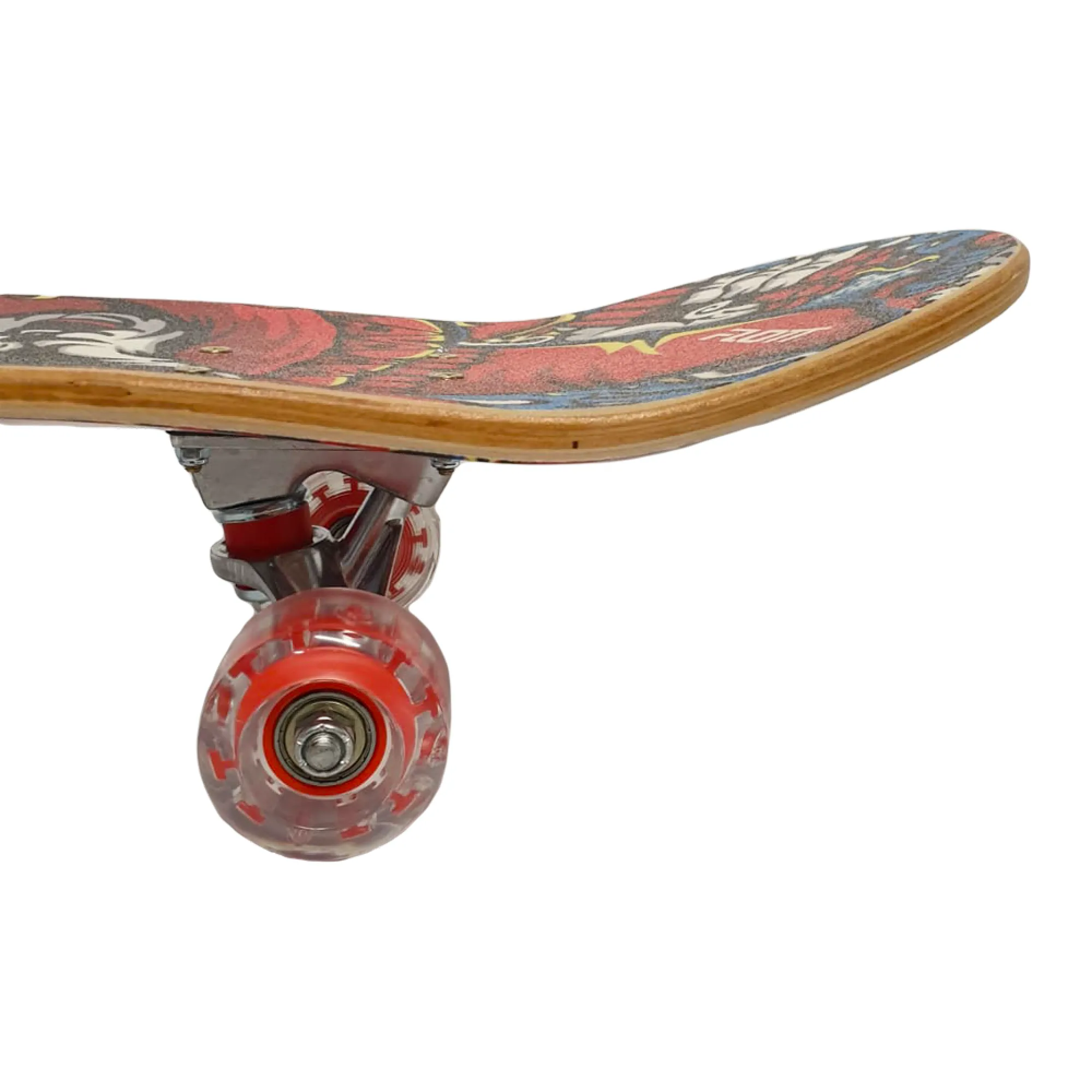 Skateboard Flott cu Roti din Silicon si Lumini 79x20 Aluminiu - imagine 4