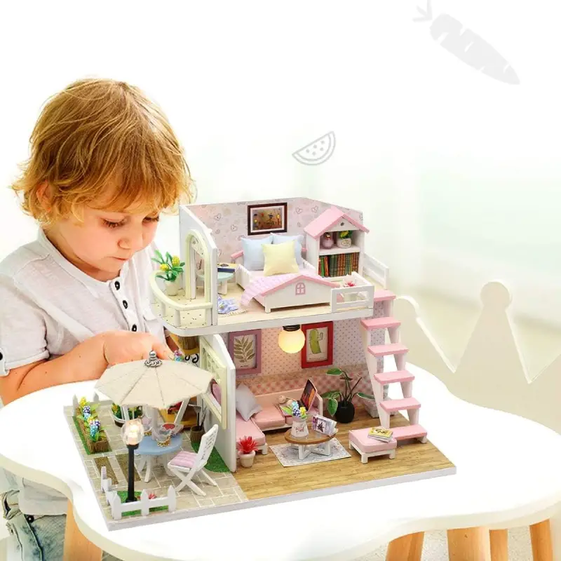 Casuta Papusilor Jucarie de Bricolaj si Asamblare - imagine 3