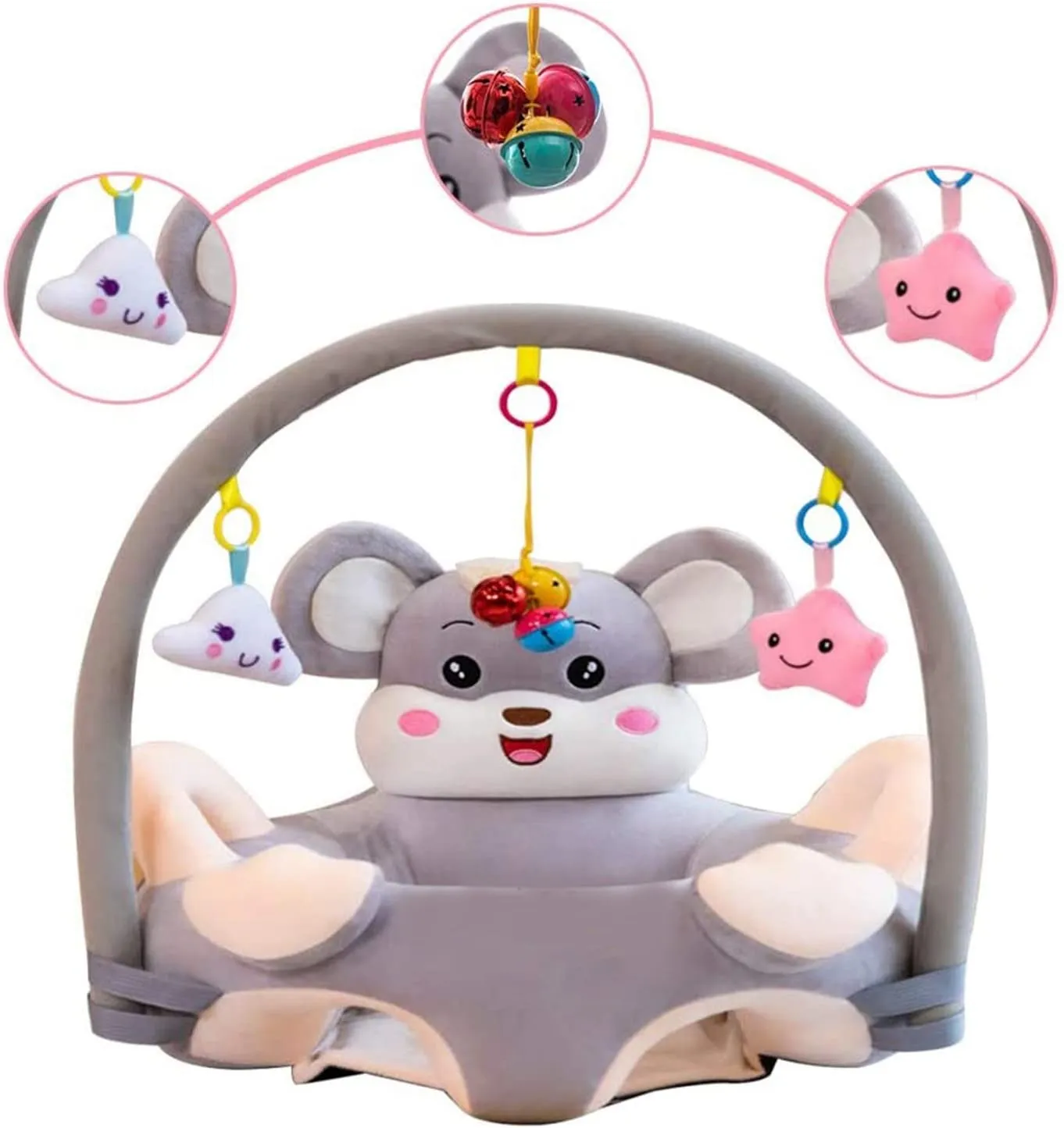 Fotoliu de Plus pentru Bebelusi Soricel cu Arcada - imagine 2