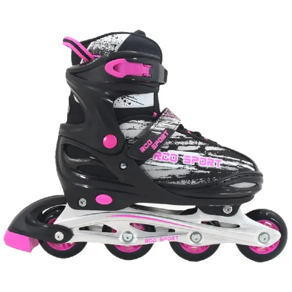 Role Reglabile marimea 34-37 Negru cu Mov