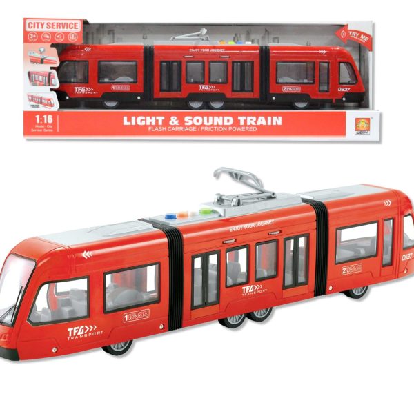 Tramvai Electric pentru Copii cu Sunete si Lumini