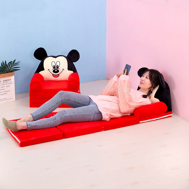 Fotoliu Plus Minnie si Mickey Mouse Extensibil pentru Copii 160cm - imagine 4