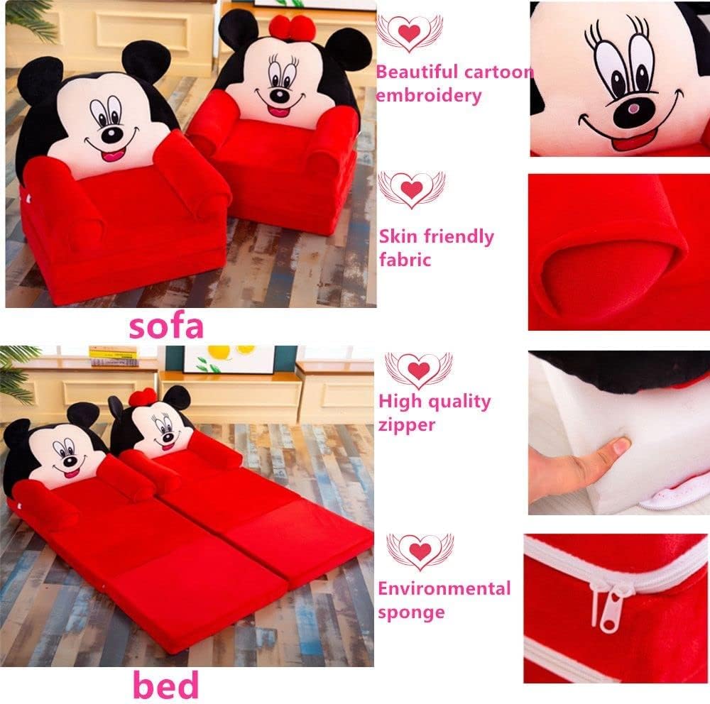 Fotoliu Plus Minnie si Mickey Mouse Extensibil pentru Copii 160cm - imagine 5