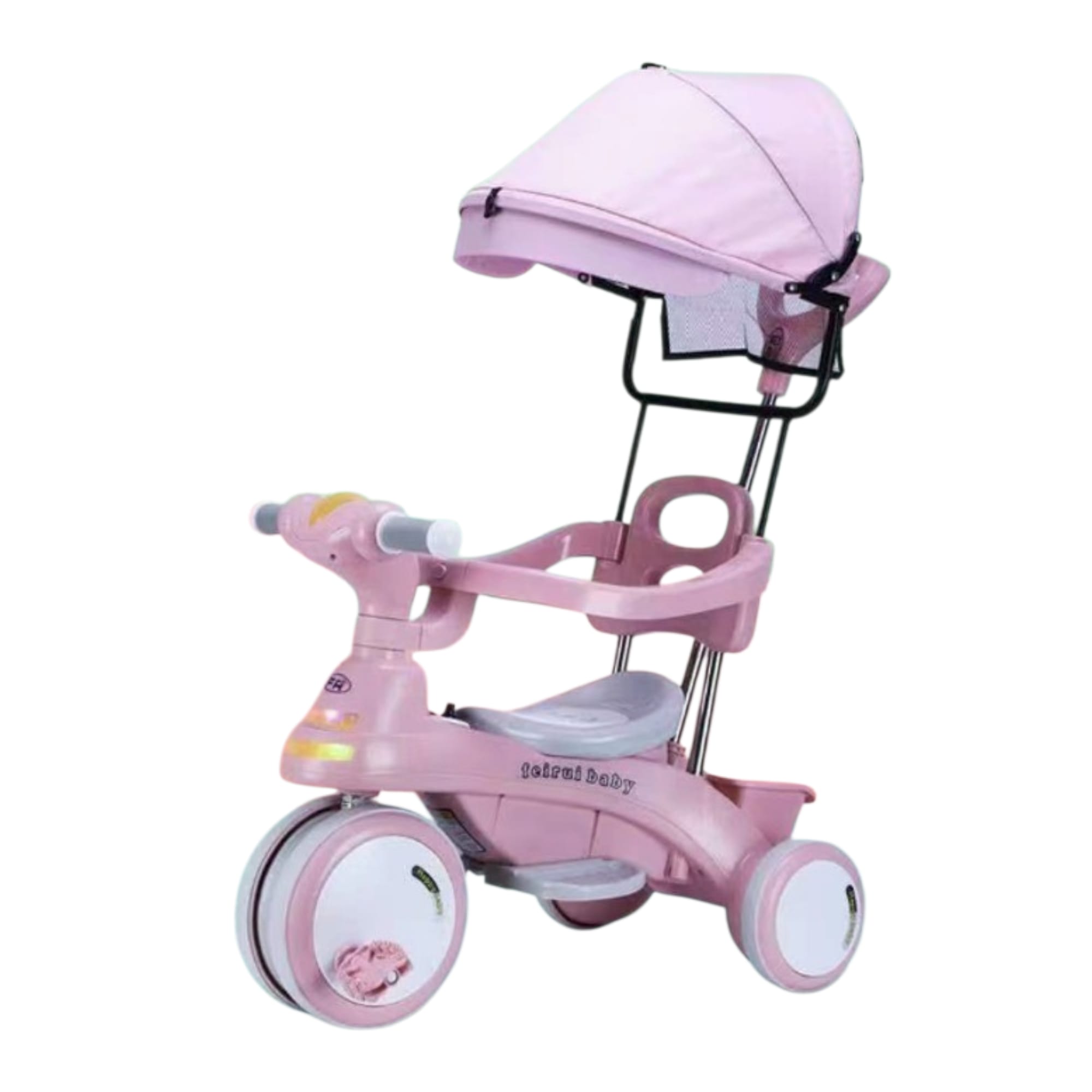 bambyland.ro Tricicleta Multifunctionala 3 in 1 cu Pedale pentru Copii - Roz
