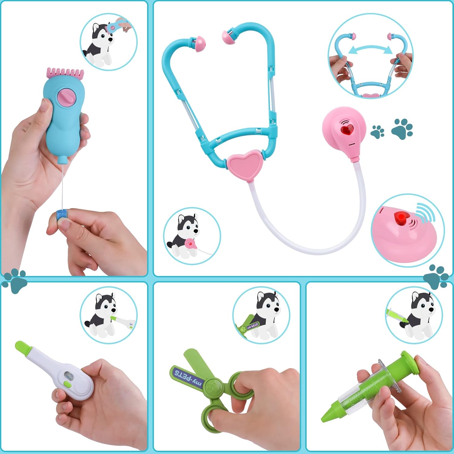 Set Troller Copii Cabinet Mobil pentru Catelusi - imagine 4