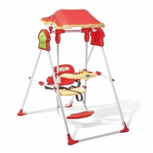 Leagan Copii Ratusca cu Sunete Lumini si Suport Picioare