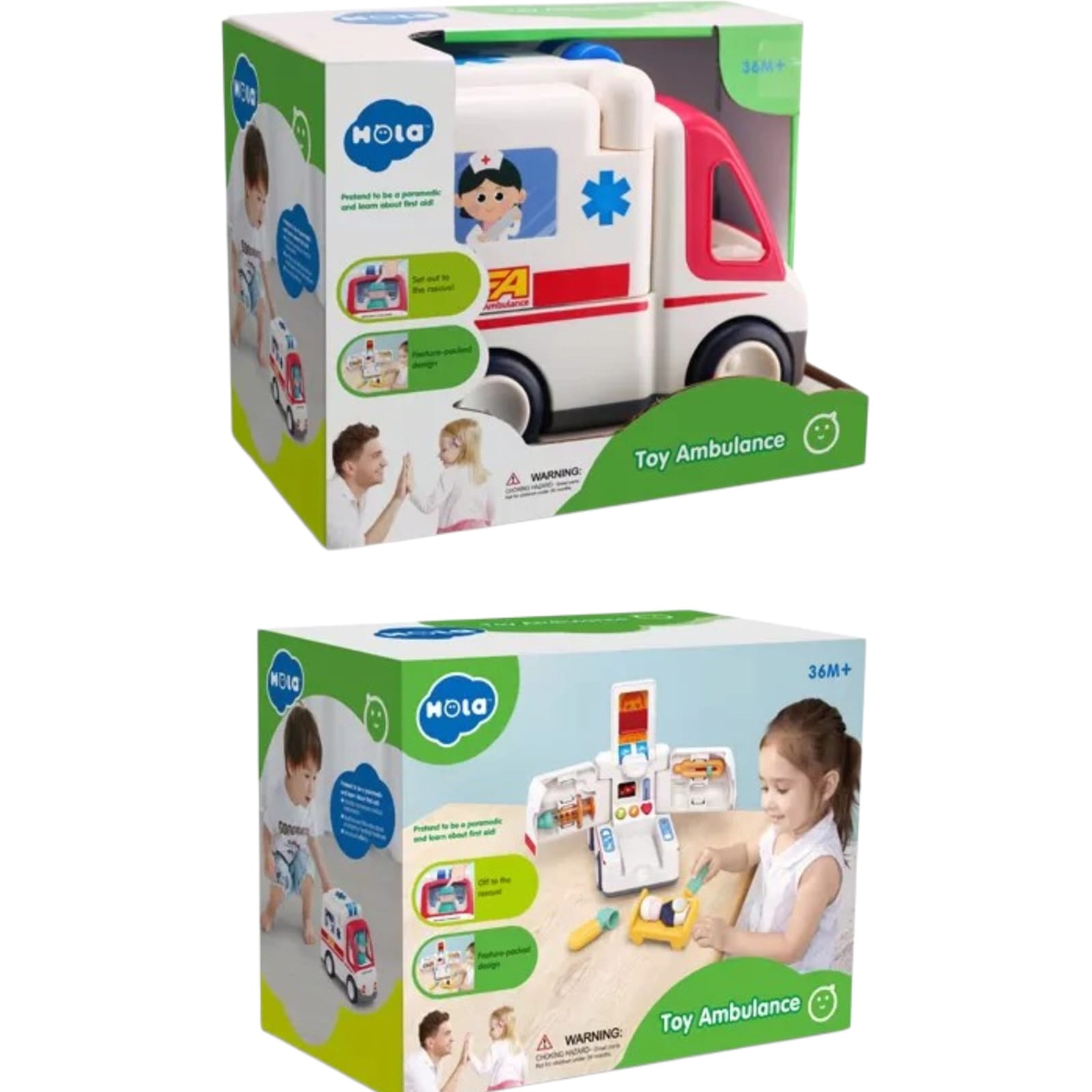 Ambulanta Interactiva pentru Copii cu Lumini si Sunete