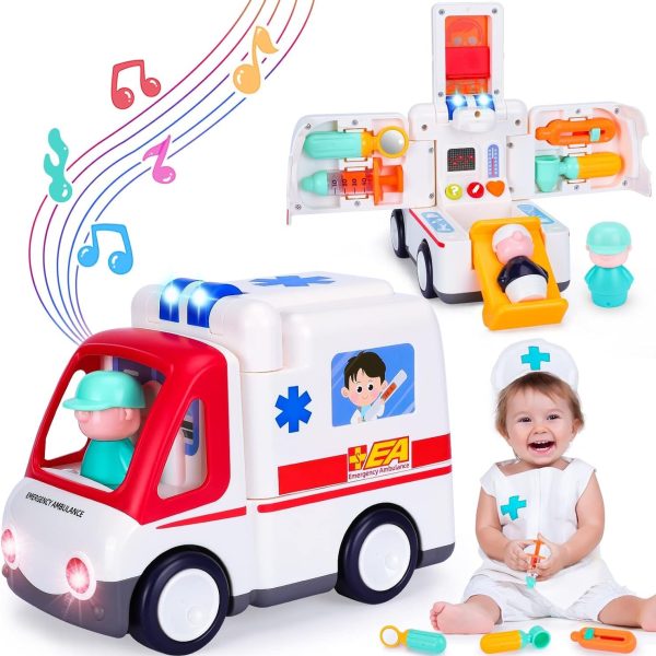 Ambulanta Interactiva pentru Copii cu Lumini si Sunete