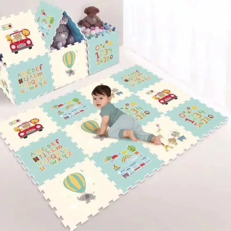 Covor Termoizolant pentru Copii cu Alfabet si Cifre - imagine 2