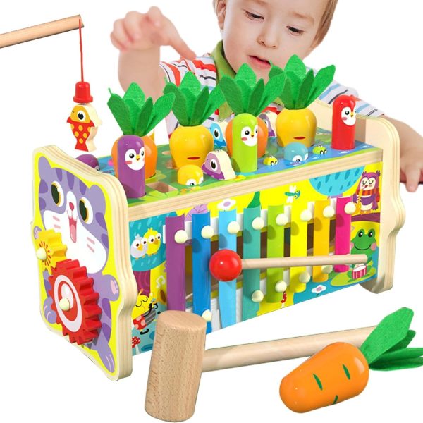 Jucarie Montessori Educativa si Multifunctionala Pop - Up