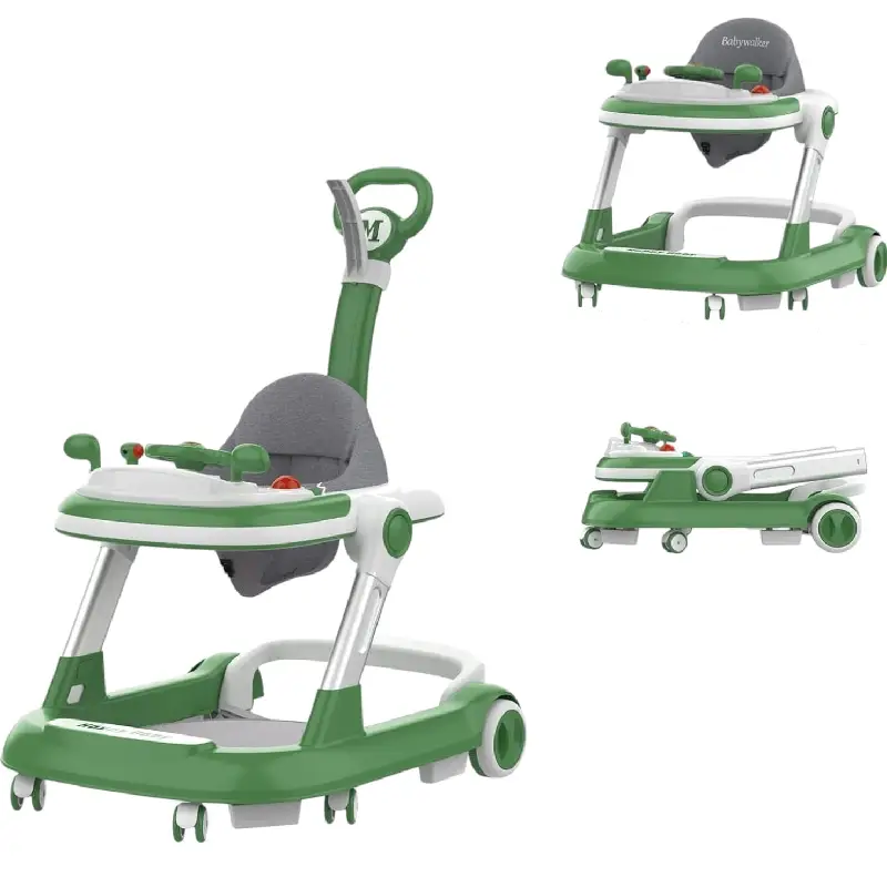 Premergator pentru Bebelusi Multifunctional 5 in 1 Verde - imagine 2