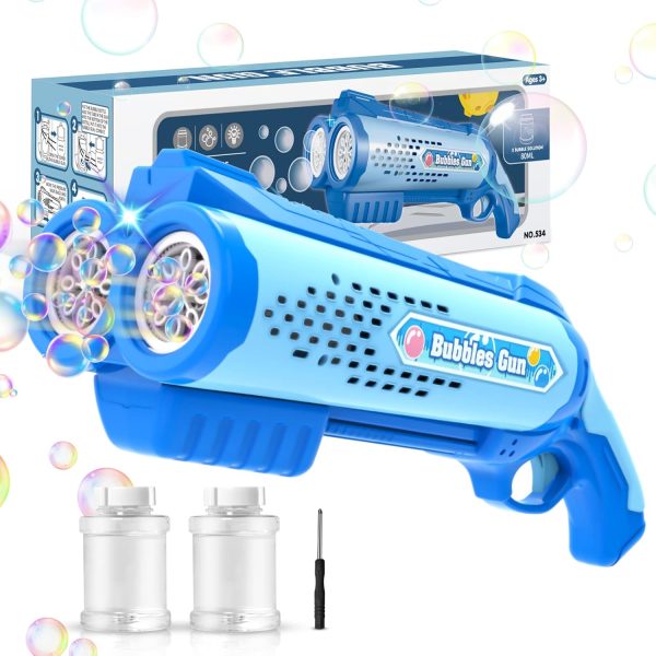 Jucarie Interactiva Pistol de Facut Baloane de Sapun cu Lumini