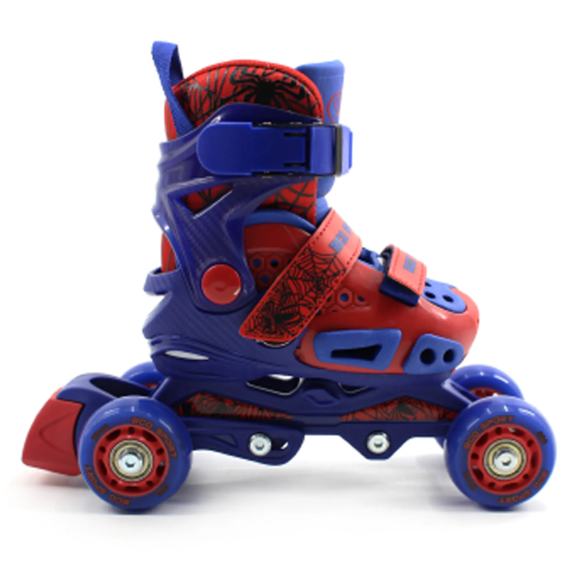 Set Role SpiderMan cu Protectii si Casca - imagine 5