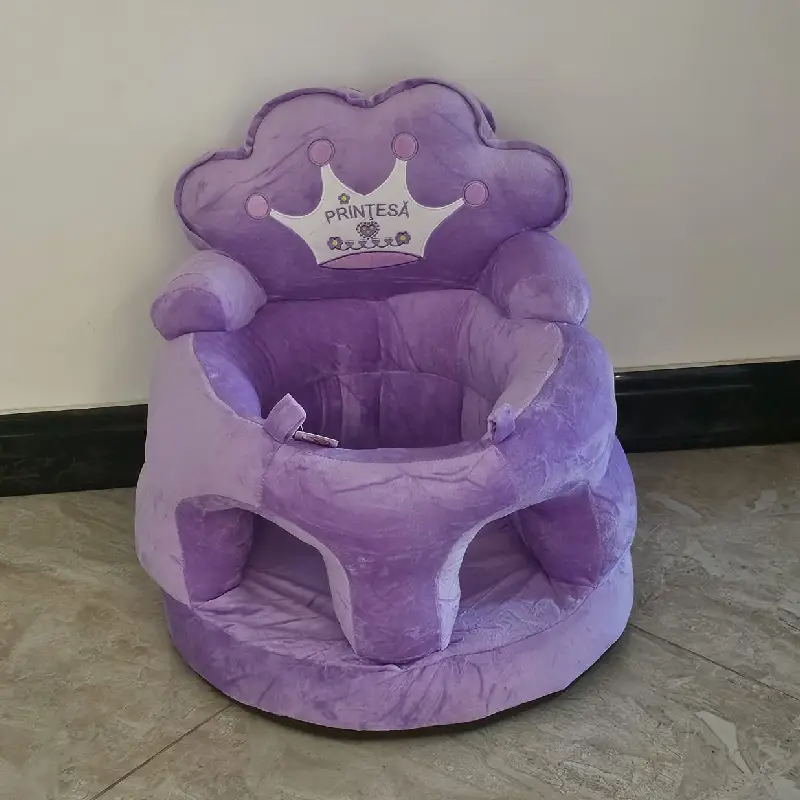 Fotoliu de Plus pentru Copii Mov Model Printesa - imagine 3
