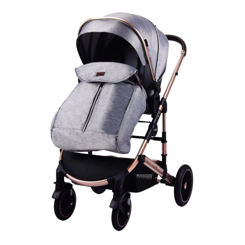 Carucior Premium Deluxe Pliabil 3 în 1 Design Elegant și Confort - imagine 10