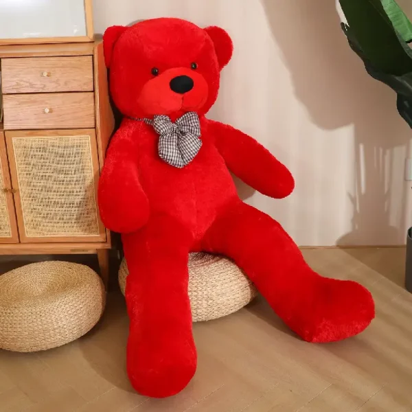 Urs de Plus Gigant 300 cm Super Soft Premium Culoare Rosu Intens