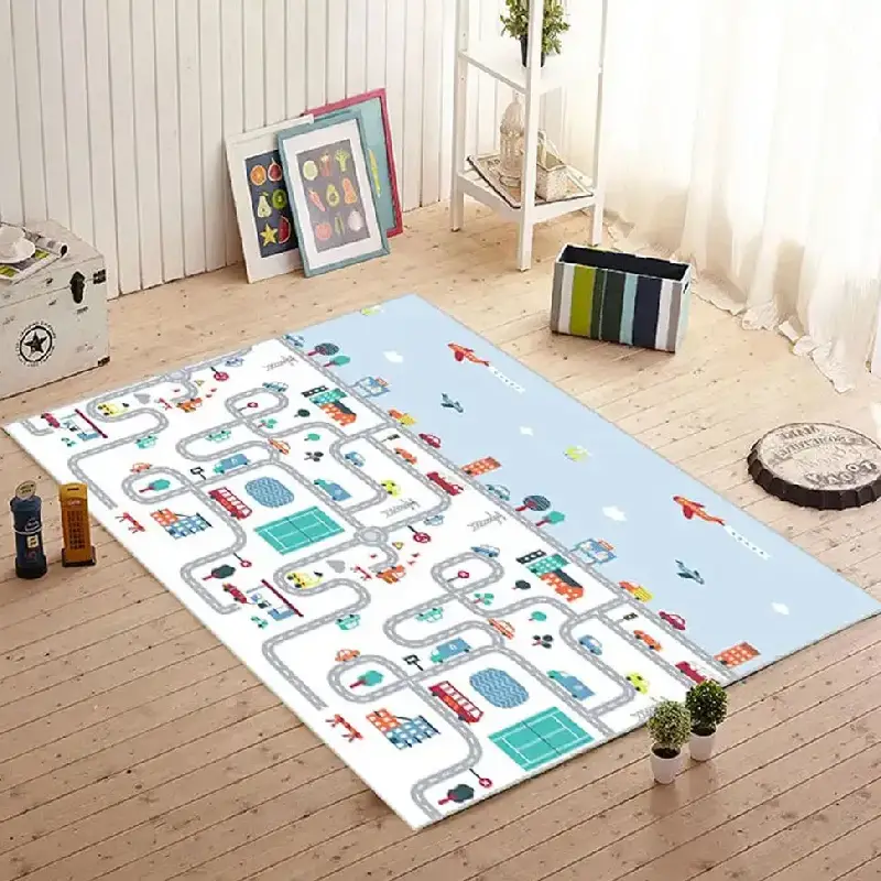 Covoras Termoizolant pentru Copii 180×200 cm Pliabil și Reversibil - imagine 3