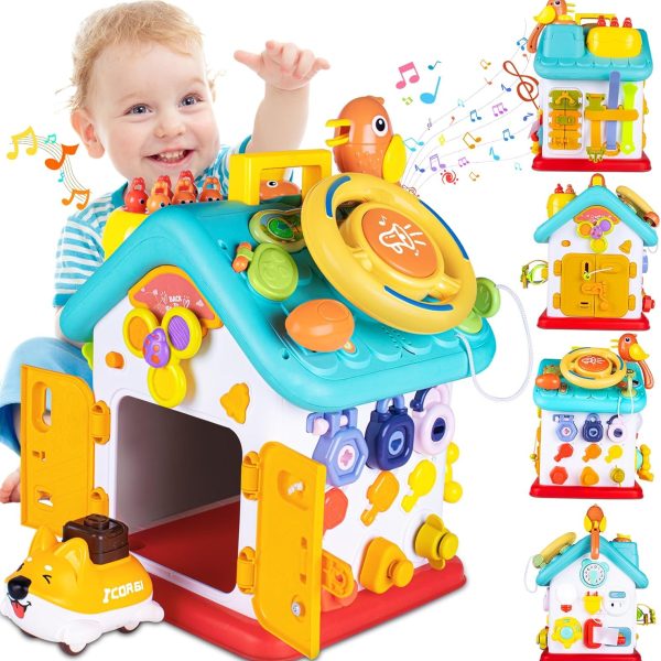 Casuta Educativa Multifunctionala 16 in 1 pentru Copii