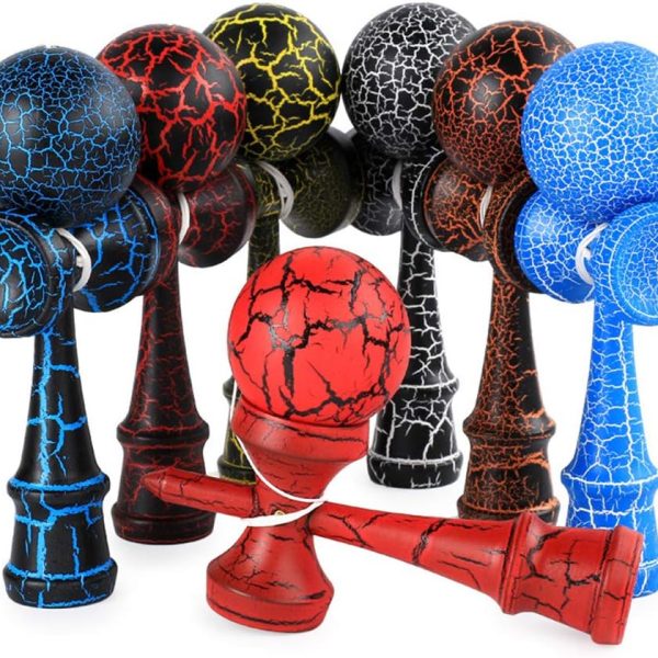 Kendama din Lemn Jucarie Interactiva si Sportiva 6 Culori