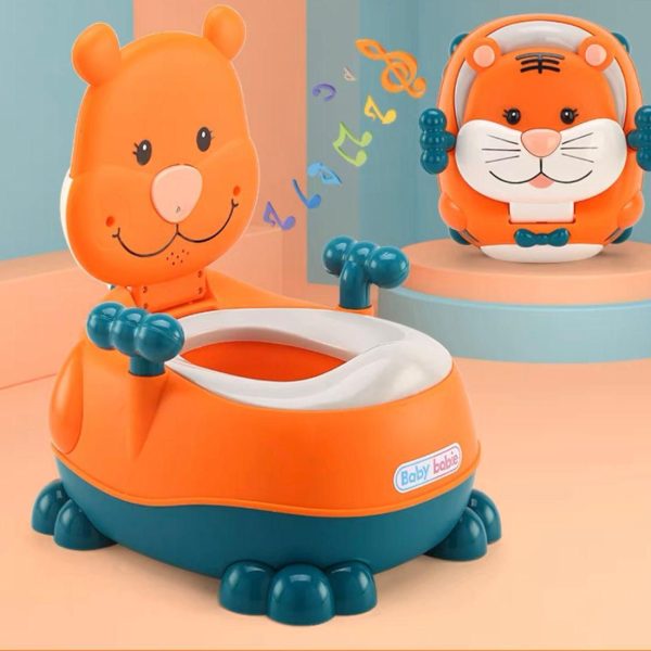 Olita Muzicala pentru Copii Model Pisicuta Portocalie