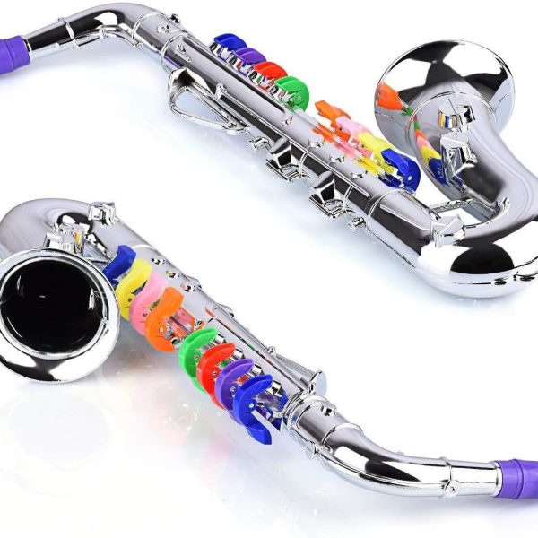 Saxofon de Jucarie pentru Copii Instrument Muzical Interactiv