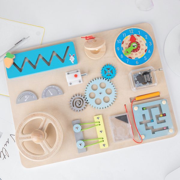 Placa Senzoriala Montessori Jucarie Educativa si Multifunctionala