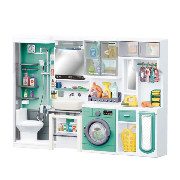 Set de Joaca Baie si Spalatorie Realista pentru Copii cu Accesorii