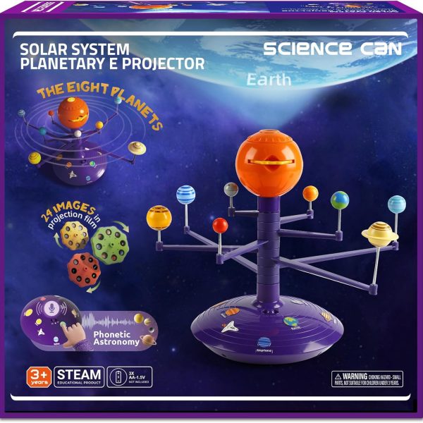 Proiector Educational 3D Sistem Solar cu Sunete si Lumini