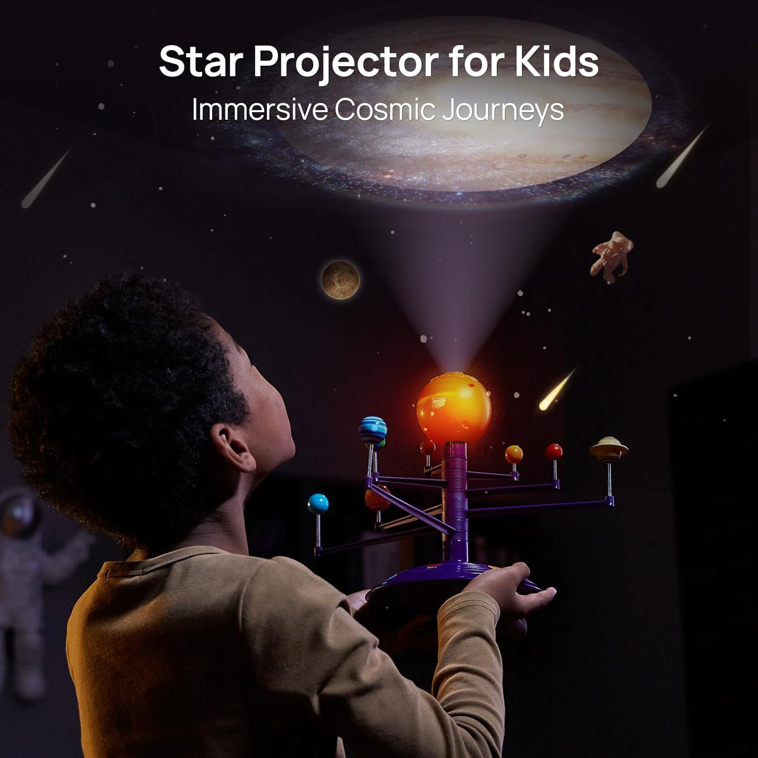 Proiector Educational 3D Sistem Solar cu Sunete si Lumini - imagine 2