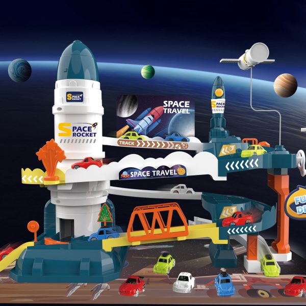 Statie Spatiala Interactiva cu Efecte Sonore Lumini si Vehicule