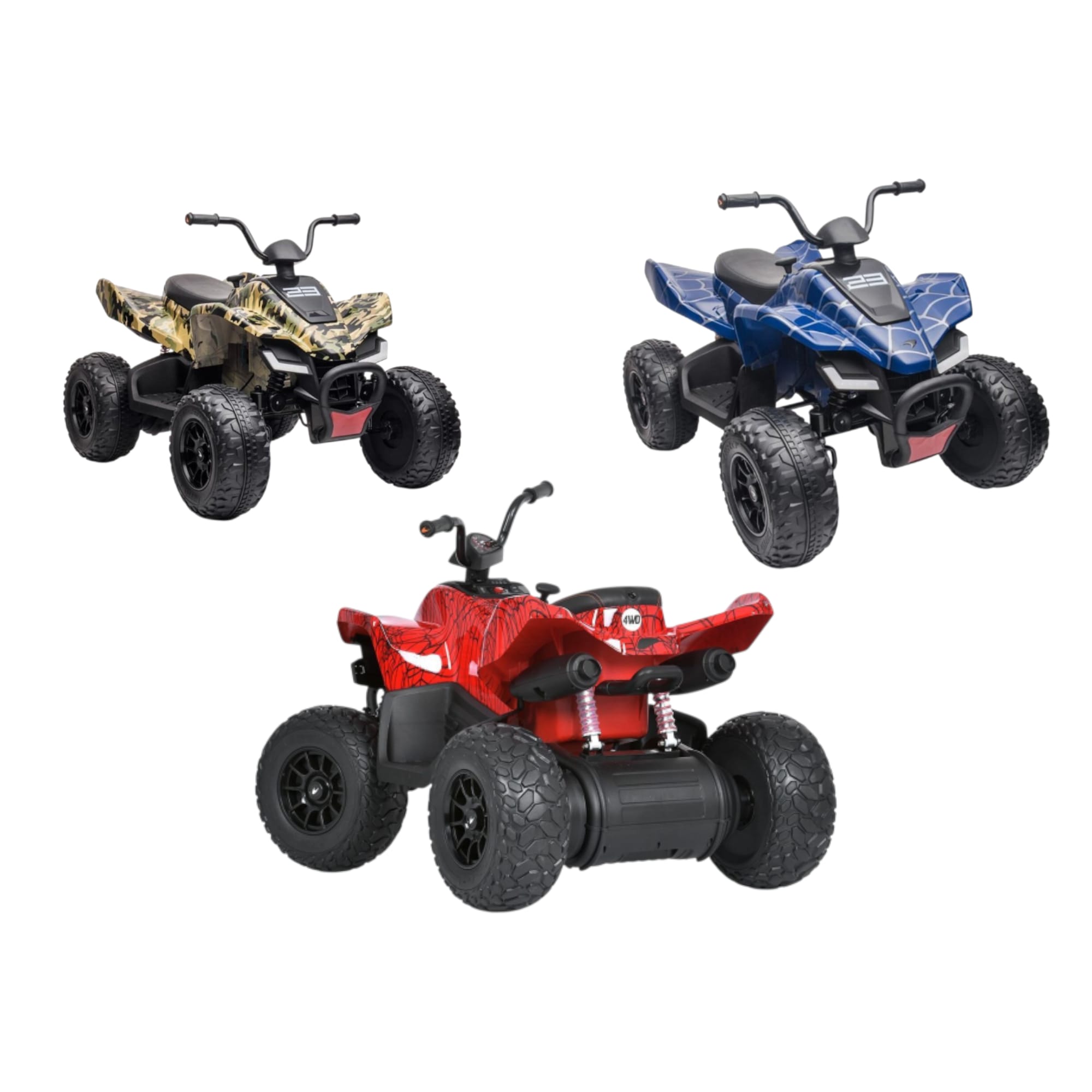 ATV Electric pentru Copii cu 4 Motoare Lumini Led si Muzica 180W