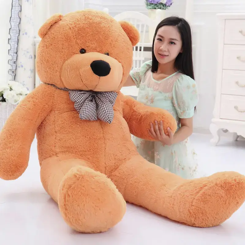 Urs de Plus Maro Cu Fundita 180 cm Moale si Pufos1