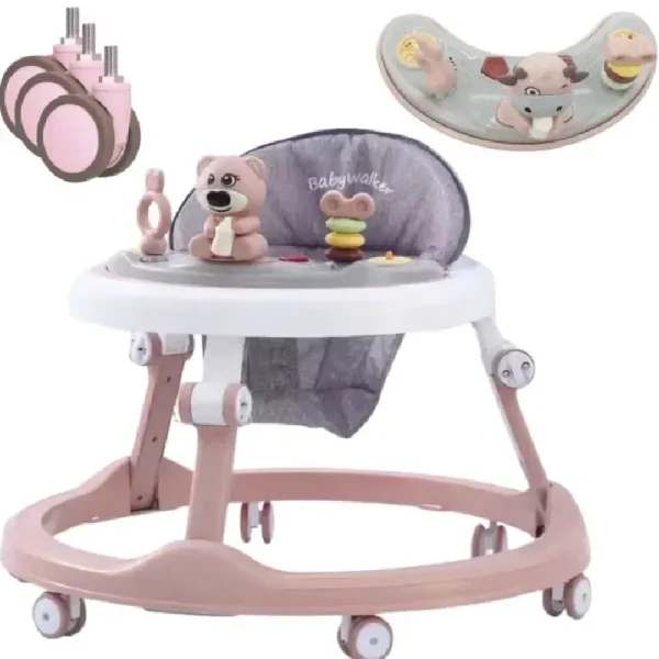 Premergator Bebelusi cu Jucarii Interactive Baby Walker