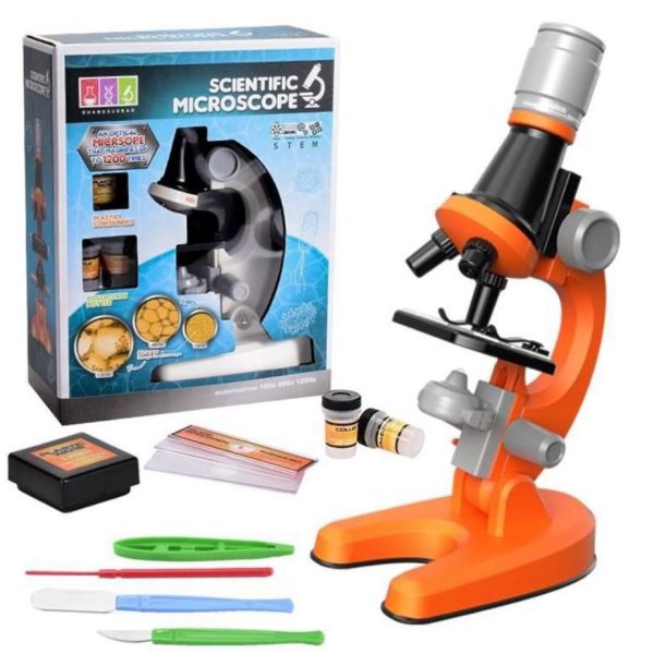 Set Educativ Microscop pentru Copii cu Accesorii