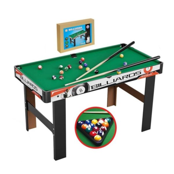 Masa de Biliard din Lemn pentru Copii cu Accesorii