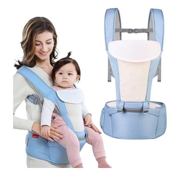 Marsupiu Ergonomic Multifunctional pentru Bebelusi cu Scaunel