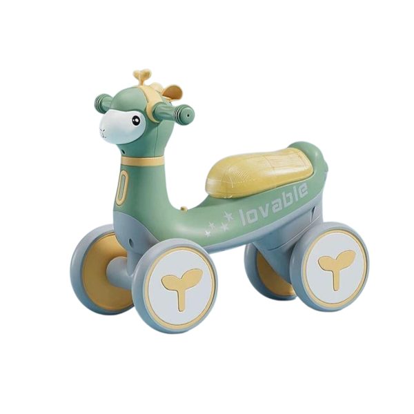 Bicicleta de Echilibru pentru Copii cu Lumini si Muzica Oita Verde