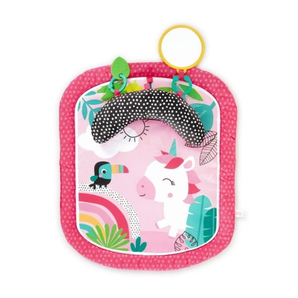 Saltea de Activitati Bebelusi cu Perna de Sprijin si Jucarii Unicorn