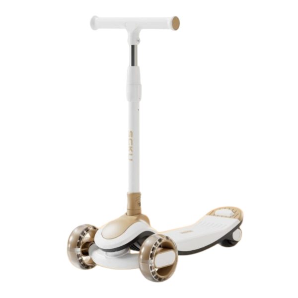 Trotineta pentru Copii cu Muzica Lumini Led si Ghidon Reglabil