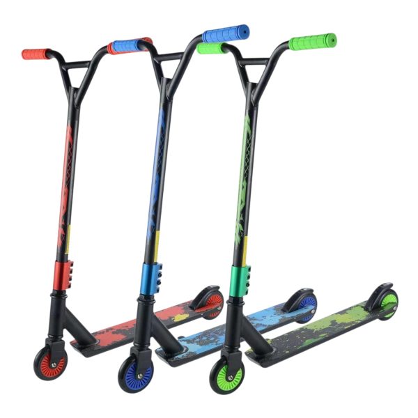 Trotineta Freestyle pentru Copii cu Lumini Led Ghidon Rotiv 360°