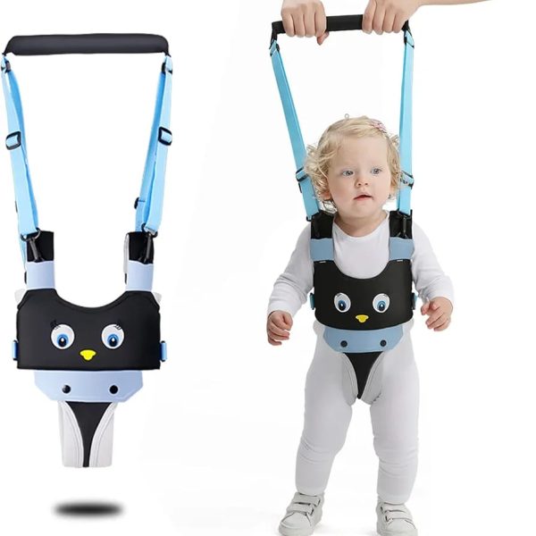 Ham Albastru Asistare Mers 2 in 1 Premergator Bebelusi Pisicuta