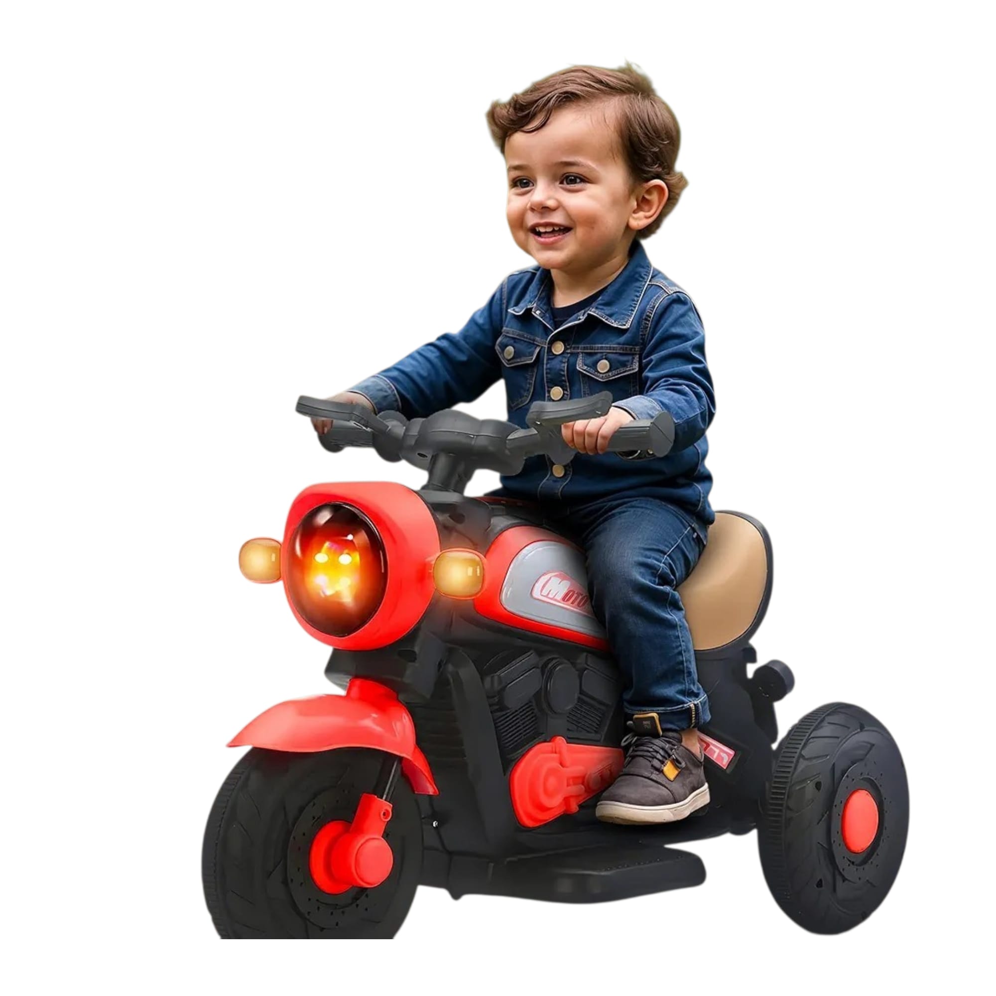 Motocicleta Electrica pentru Copii cu 3 Roti Sunete si Lumini 1