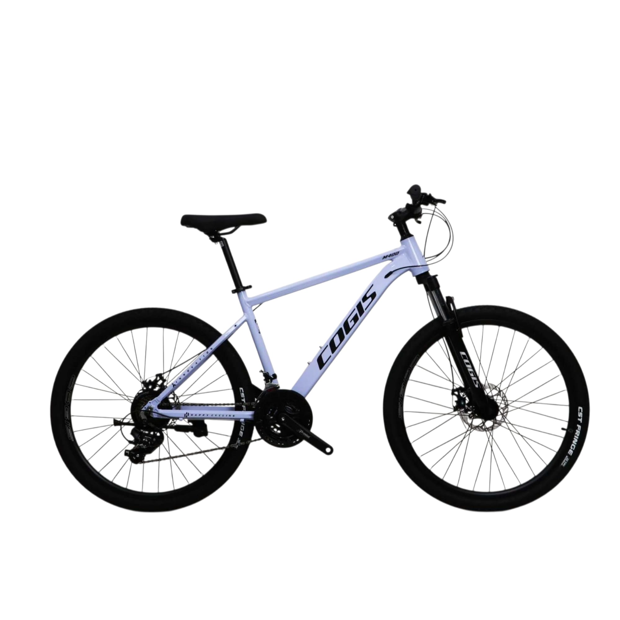bambyland.ro Bicicleta MTB 24 de Inch cu Frane pe Disc si Viteze Shimano - alb