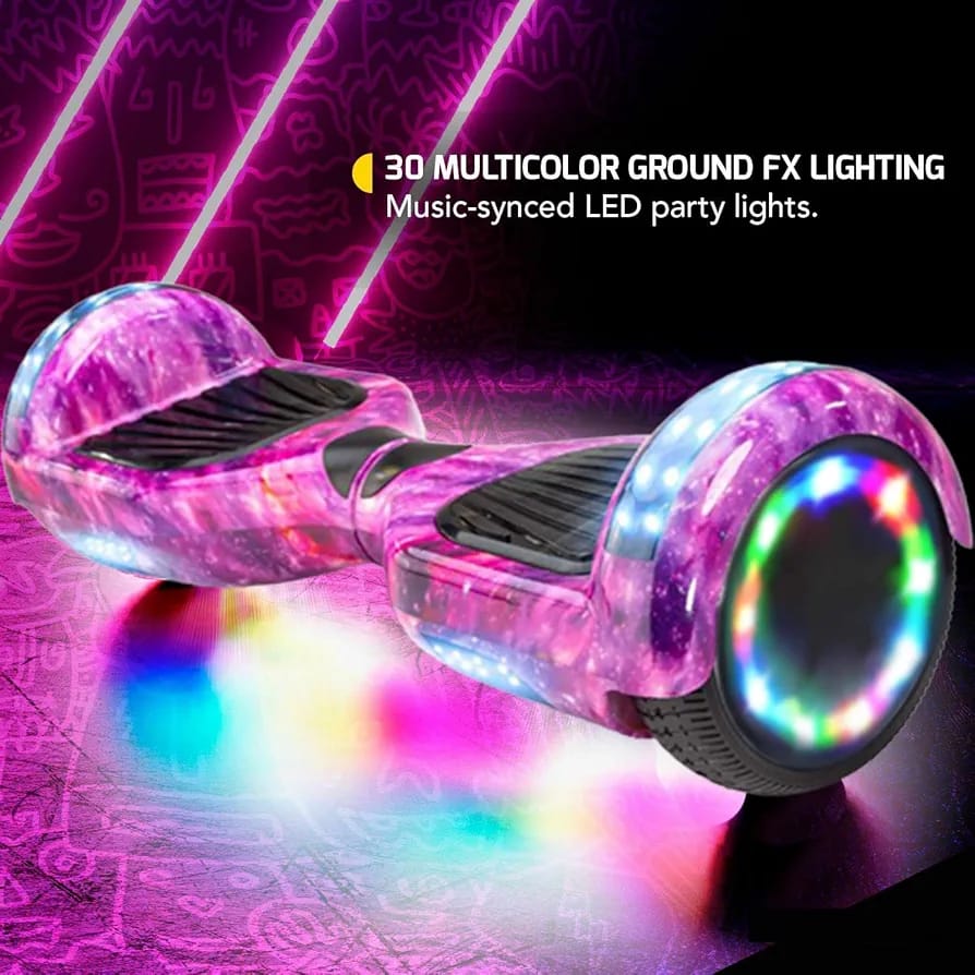 Hoverboard 6.5 Inch 500 W cu Bluetooth Telecomanda si Lumini1