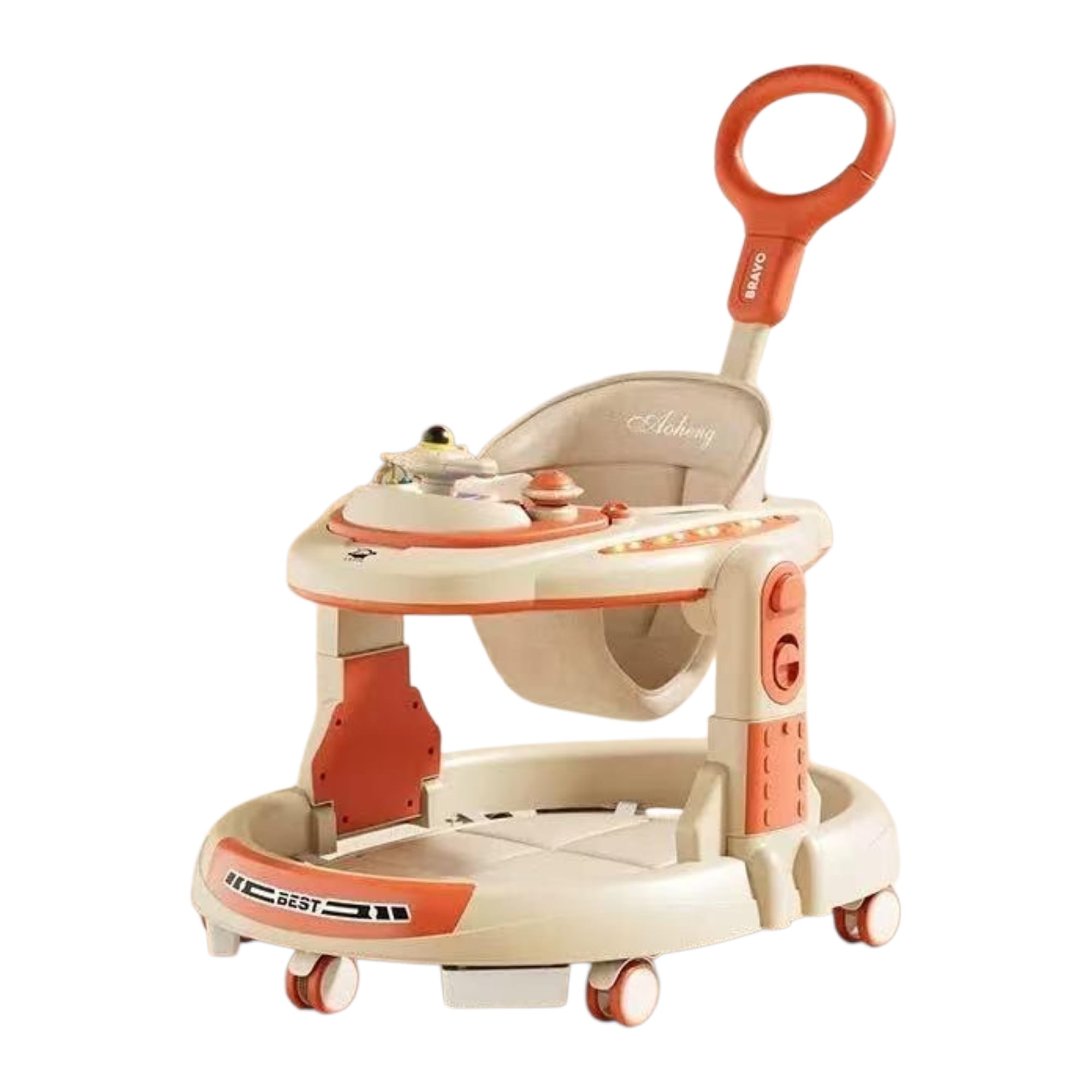 termometru bebelusi Premergator Multifunctional pentru Bebelusi cu Maner Parental - Portocaliu